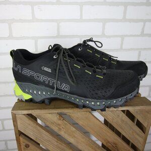La Sportiva Spire GTX Mens Gore-Tex Sz 12 US Carbon Hiking Athletic Shoes Vibram